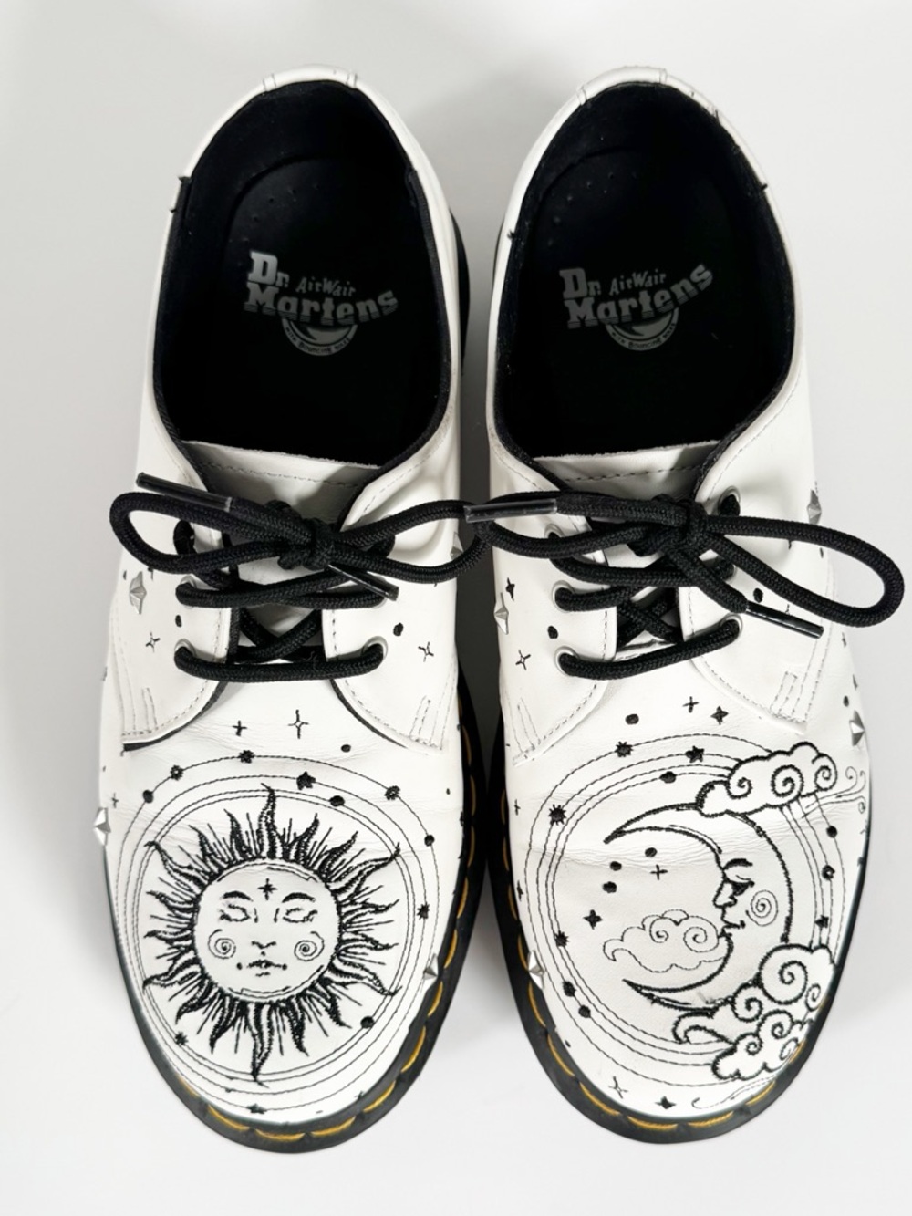 Doc Martens 1461 Cosmic Embroidered Leather Oxford Shoes | 8 (39) - Picture 4 of 15